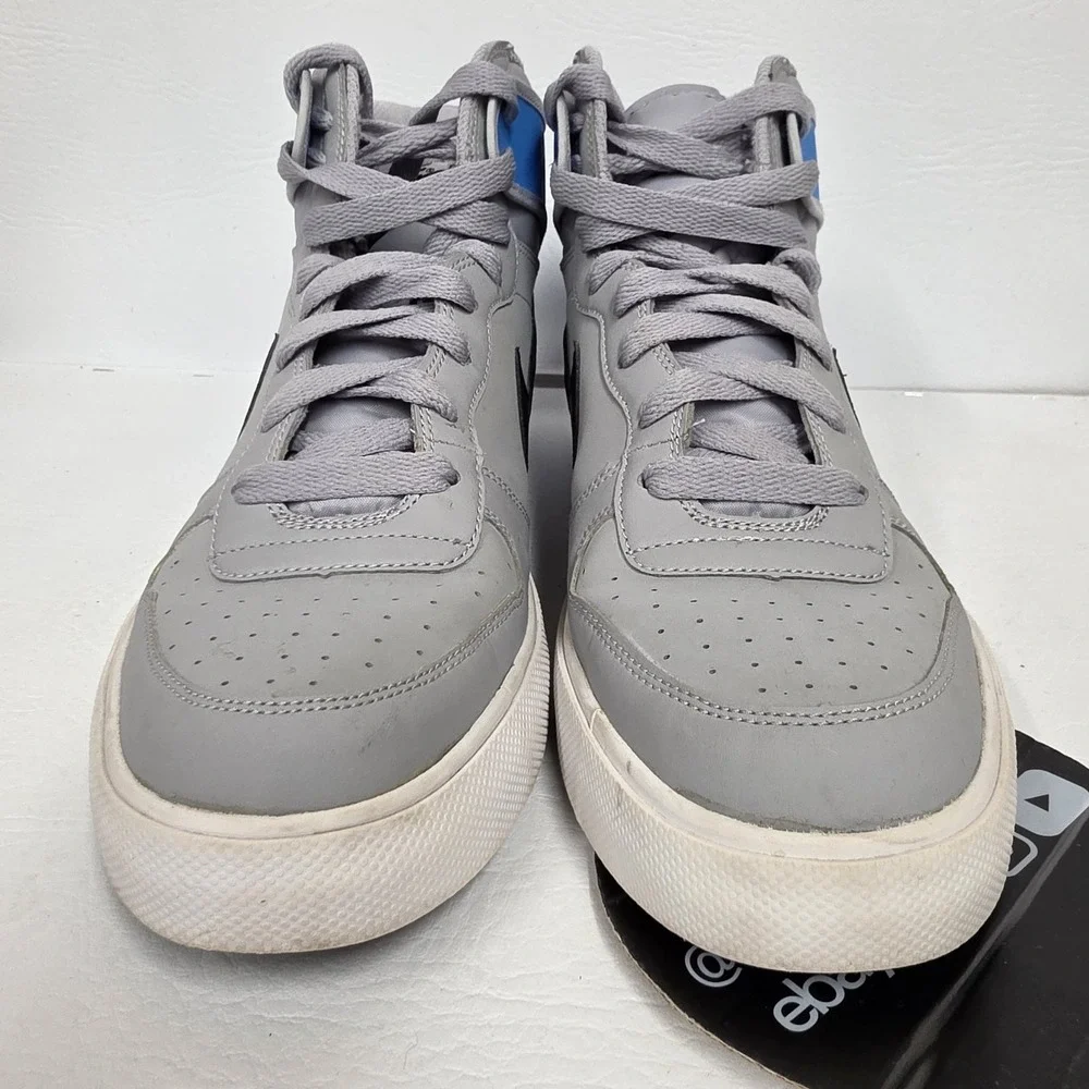 Nike Air Big High AC Wolf Grey Blue Sneaker 477103-041 Men's Size 11.5